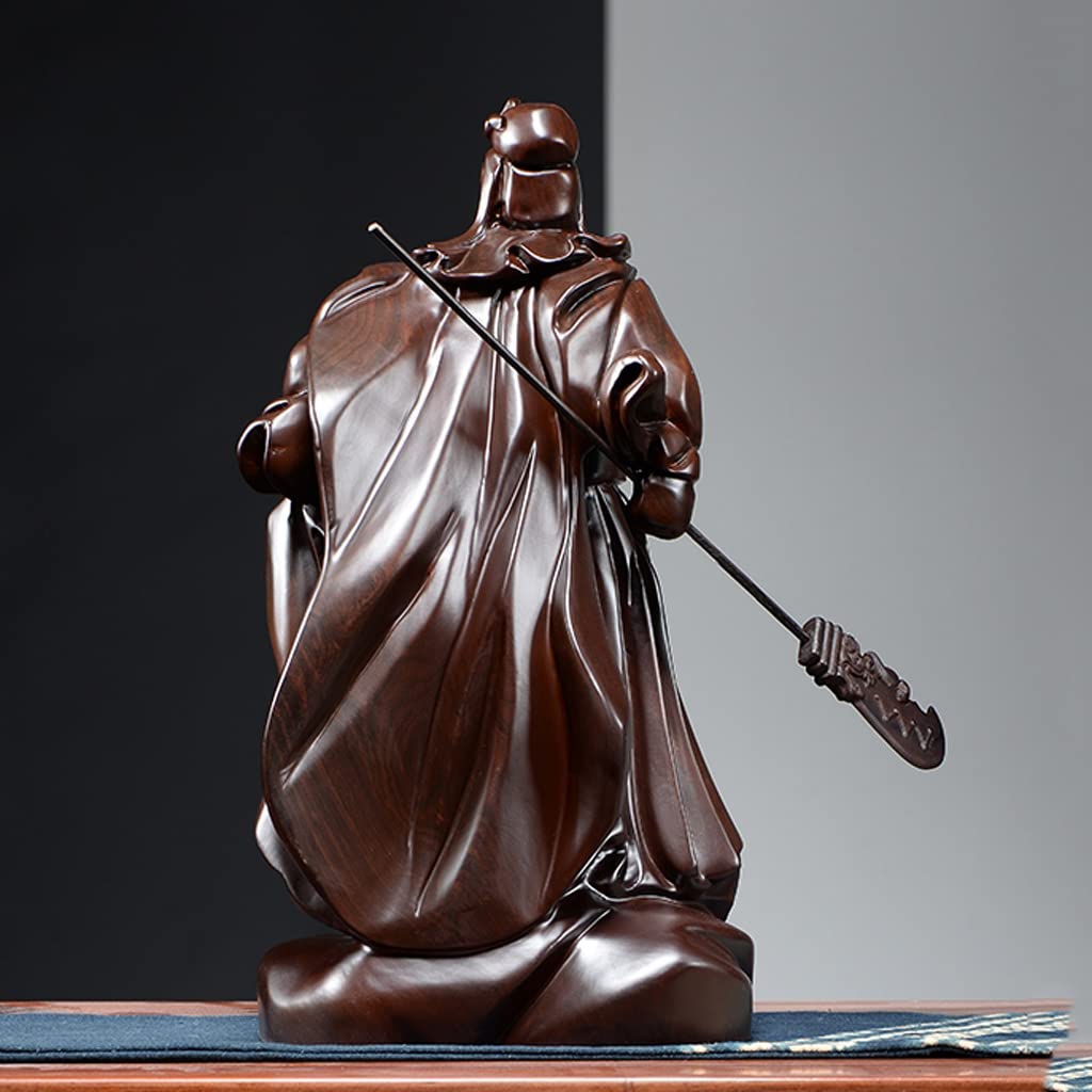 楽天スーパーSALE10%OFF】置物 木彫り 三国志 関羽 雲長 関羽像 武財神